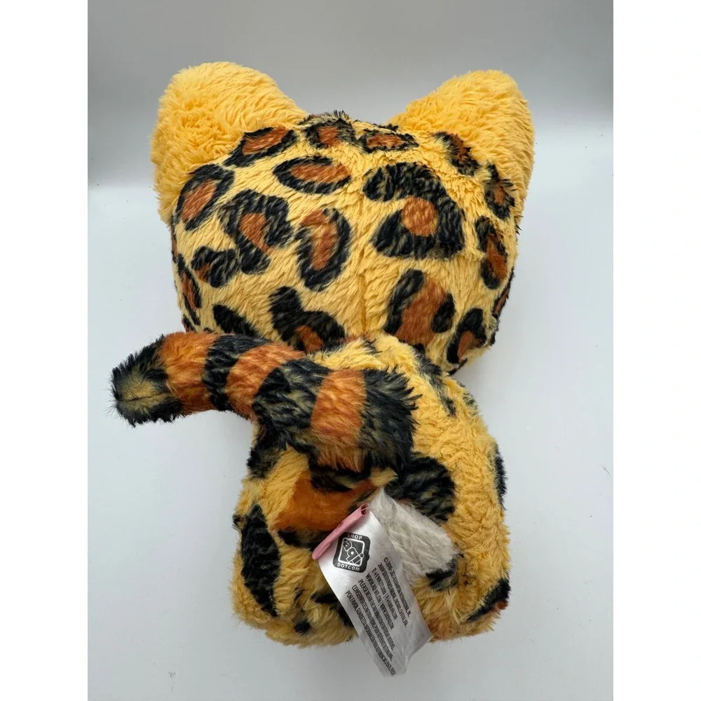 ShopAQI Puni Puni Leopard Tiger Plush Kawaii Big‎ Head Stuffed Animal Yellow